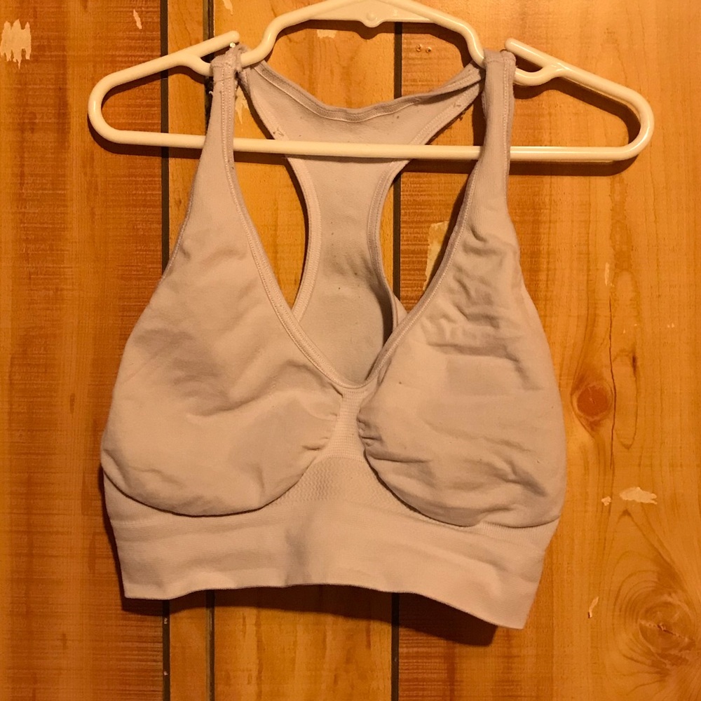 White Sports Bra